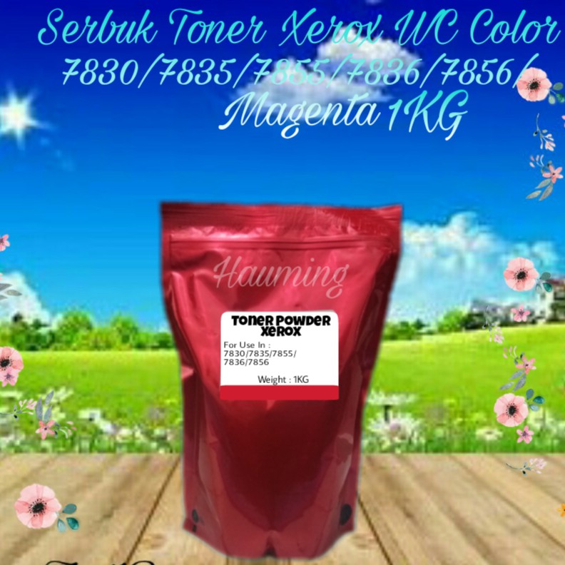 Serbuk Toner Powder Xerox Color WC 7830 7835 7855 7500 7800 7900 7836 7856 Magenta 1kg