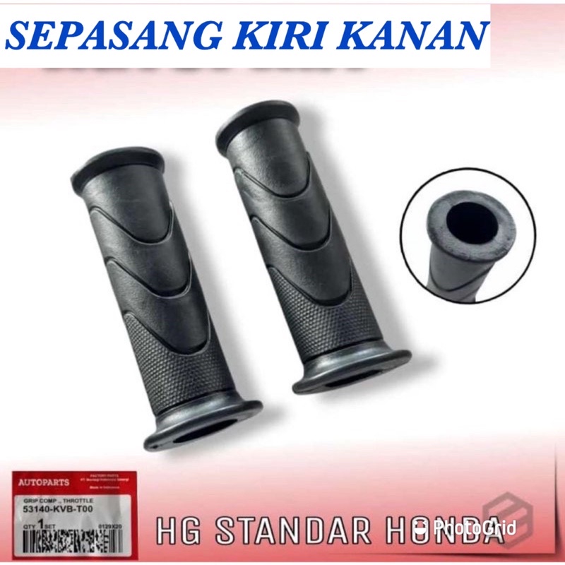 Handgrip sarung gas honda set kanan kiri harga sepasang universal aerox nmax lexi pcx cbr ninja beat vario scoopy dll