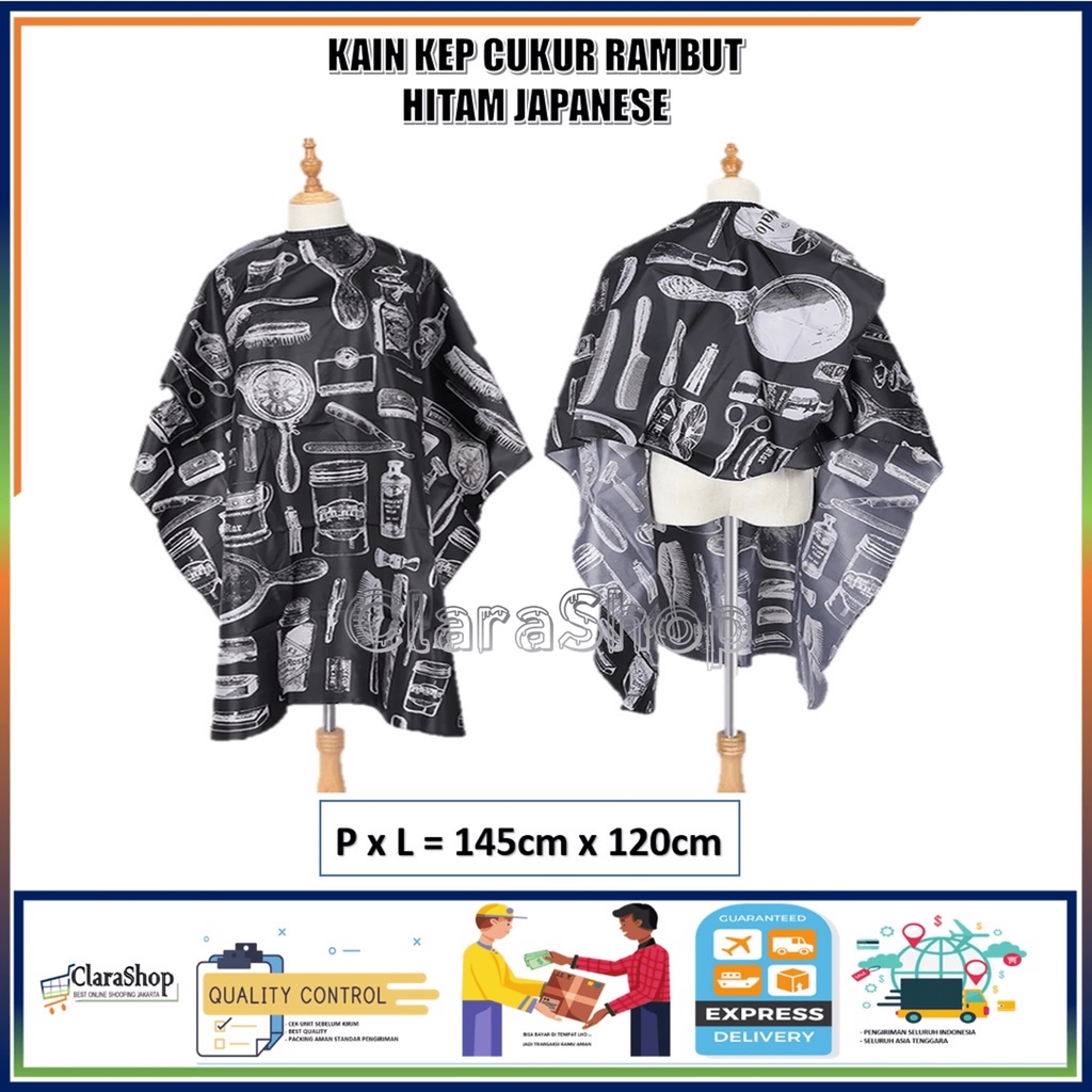 Kain Kip Pangkas Cukur Rambut Barbershop kain Kep salon jubah cukur rambut