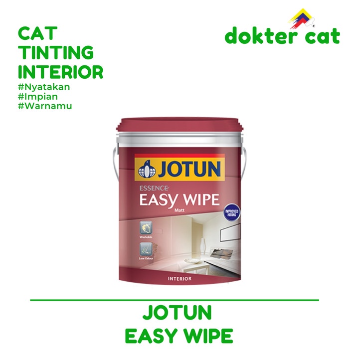 JOTUN EASY WIPE 3.5 Lt / CAT TEMBOK / CAT TINTING / CAT MURAH / JOTUN