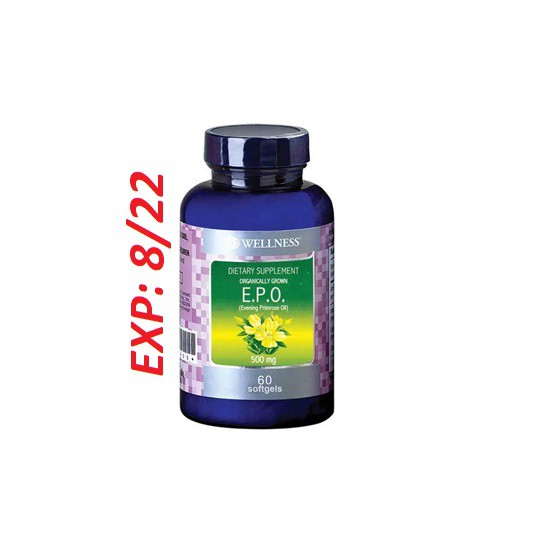 Wellness Epo Evening Primrose Oil 500mg 60 Softgels Indonesia