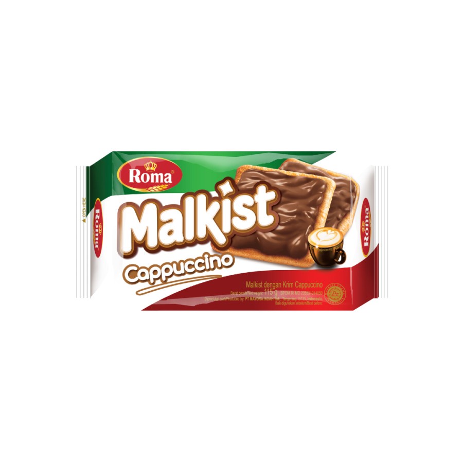 BISKUIT ROMA MALKIST CAPPUCCINO 115 GR