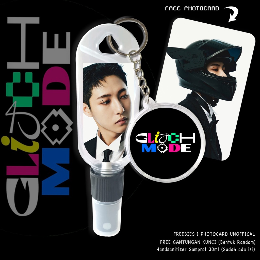 (FREE GANTUNGAN KUNCI) HAND SANITIZER N C T DREAM / GLITOH MODE EDITION / INCLUDE ISI 30 ML