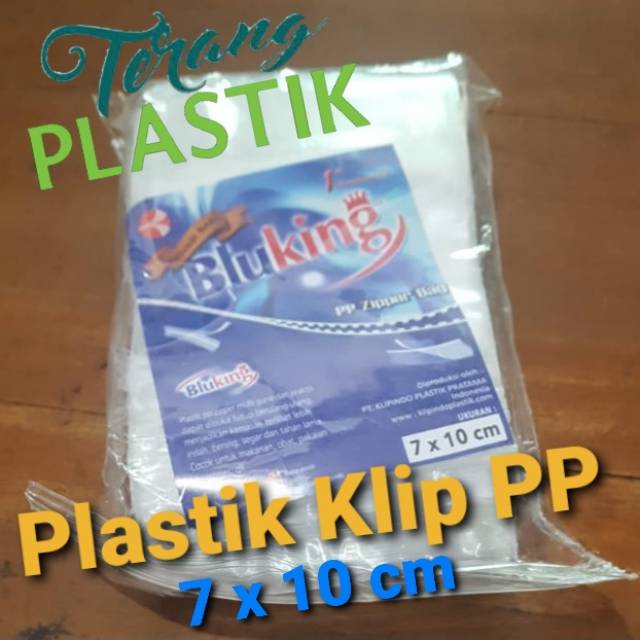 Klip plastik pp bening 7 x 10