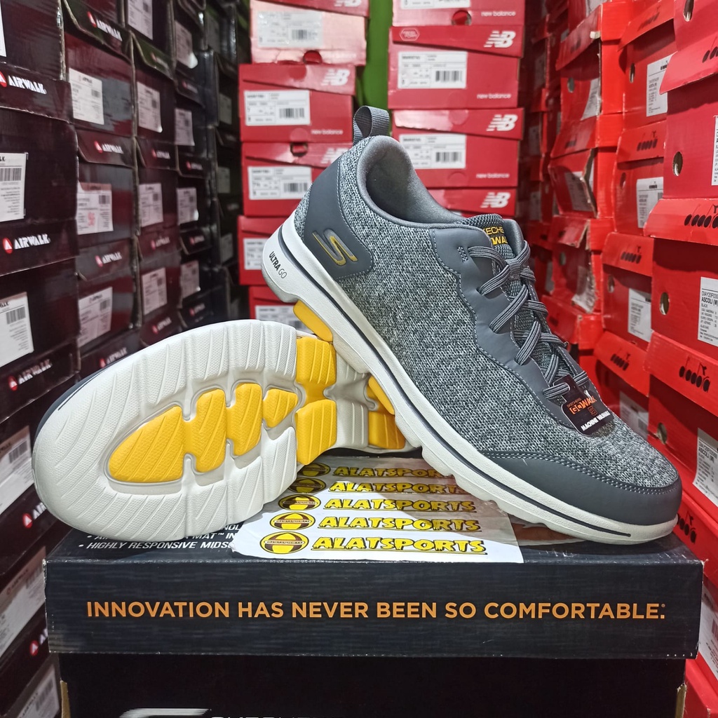 Skechers Go Walk 5 55501-CHAR Sepatu Sneaker Pria ORIGINAL