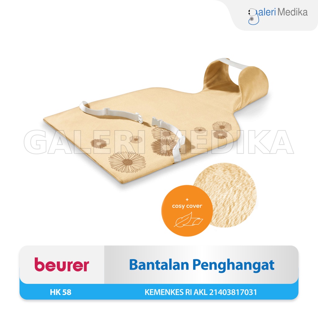 Beurer HK 58 / HK-58 / HK58 Cosy Back &amp; Neck Heat Pad - Pemanas Punggung dan Leher