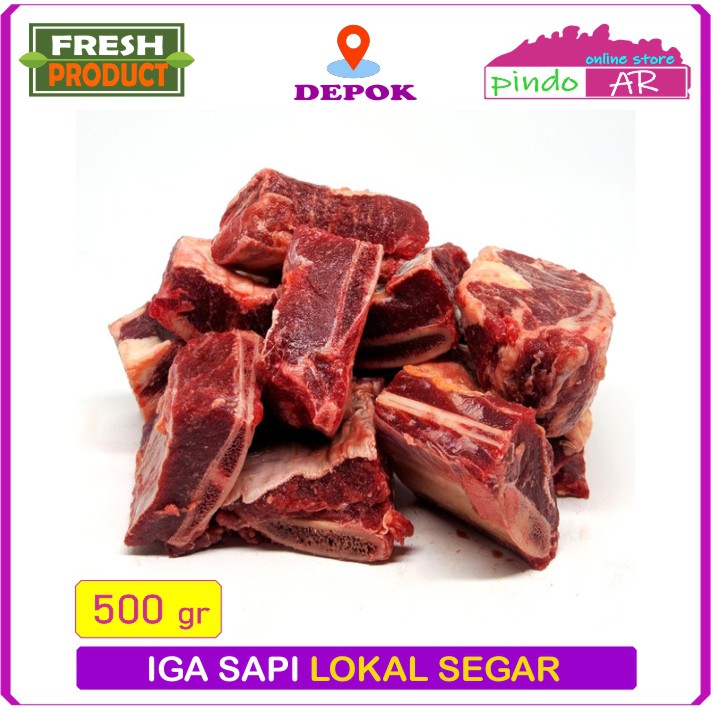 

TULANG IGA SAPI LOKAL SEGAR DAN BERKUALITAS 500 GRAM