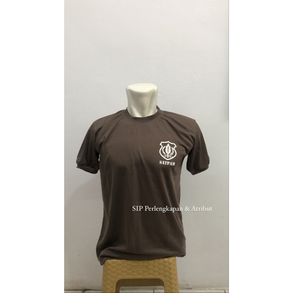 Kaos satpam security / baju satpam / baju security / baju dalam satpam