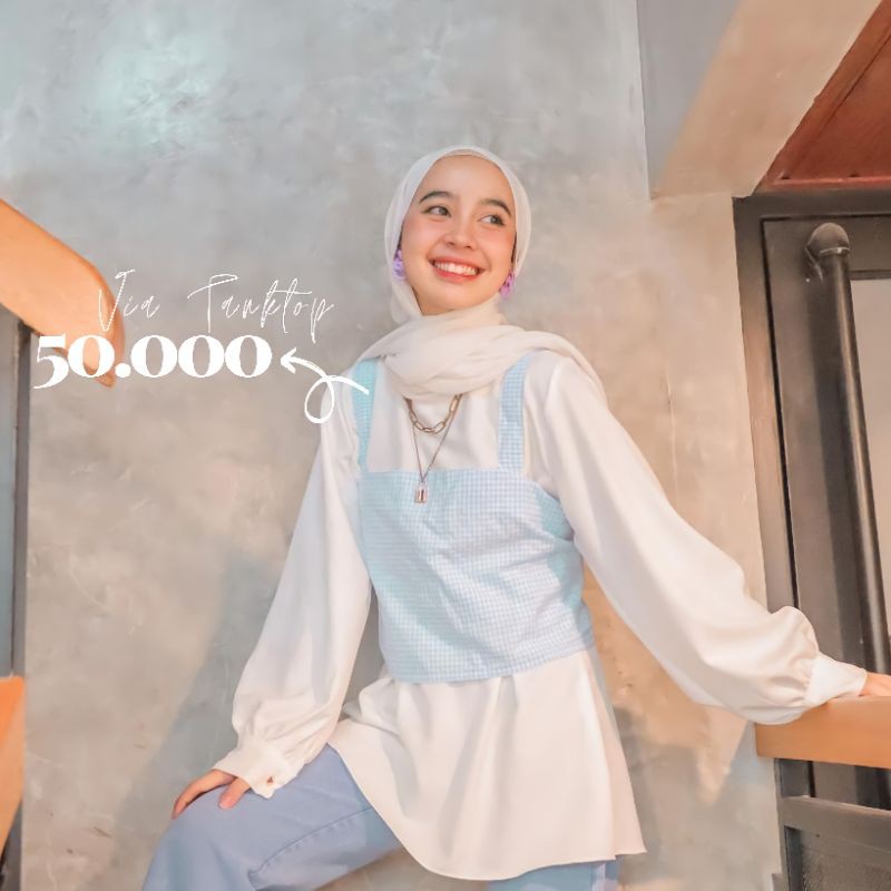 TANKTOP PASTEL TARTAN | VIA TANKTOP