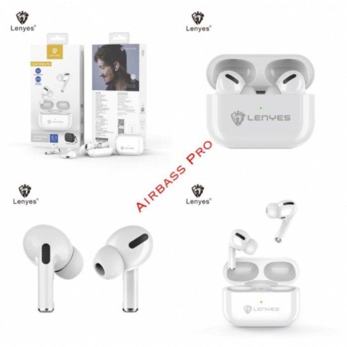 Earphone Lenyes AirBass Pro TWS Wireless 5.0 Earbuds Smart Touch