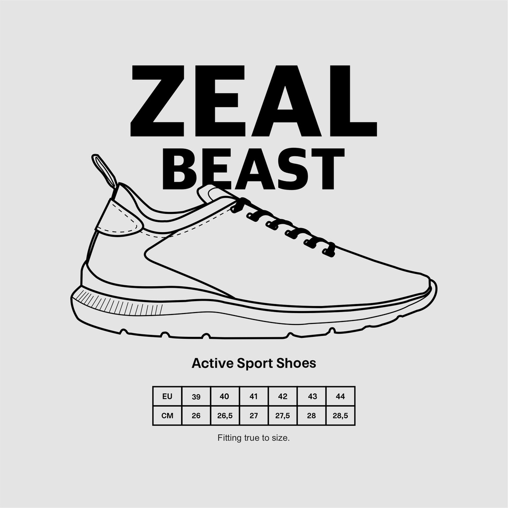 Sepatu Brodo Active Zeal Beast [Black Orange/Olive Orange/Navy Lime/Grey Lime]-8