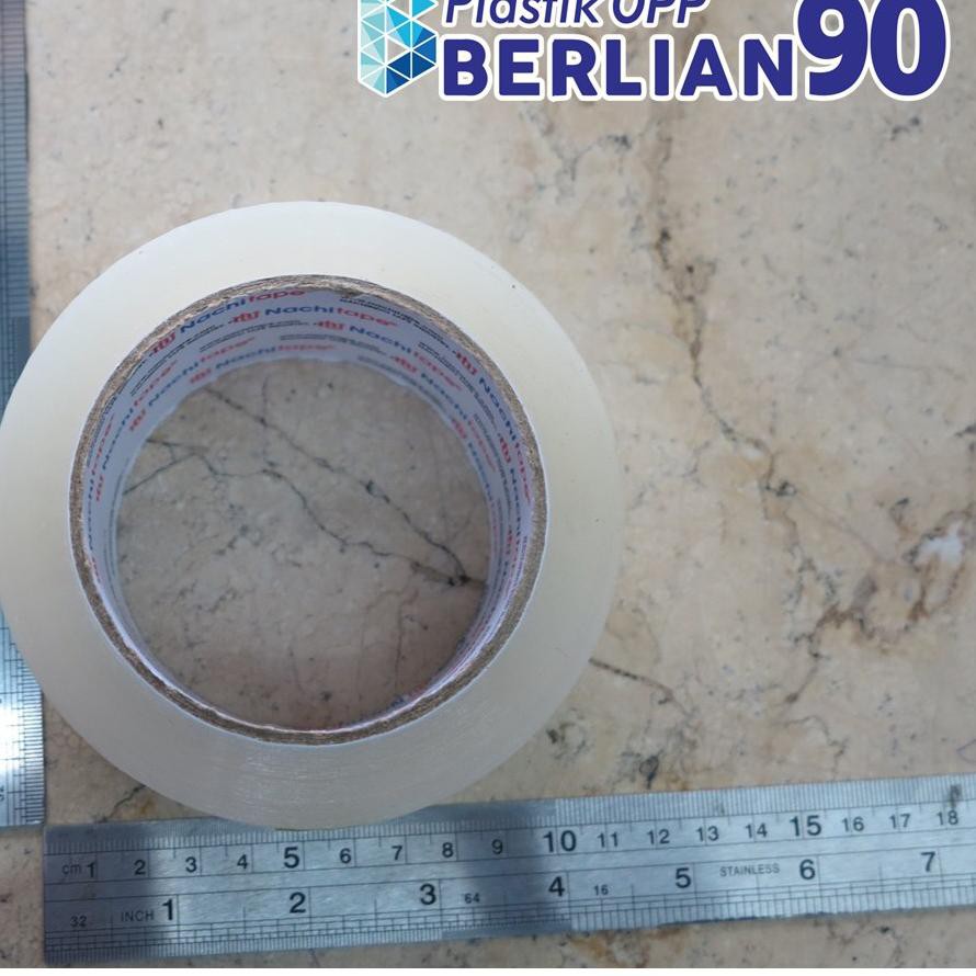 

GG Lakban Nachi Bening 2 Inch Panjang 100 Yard GG Sale¯