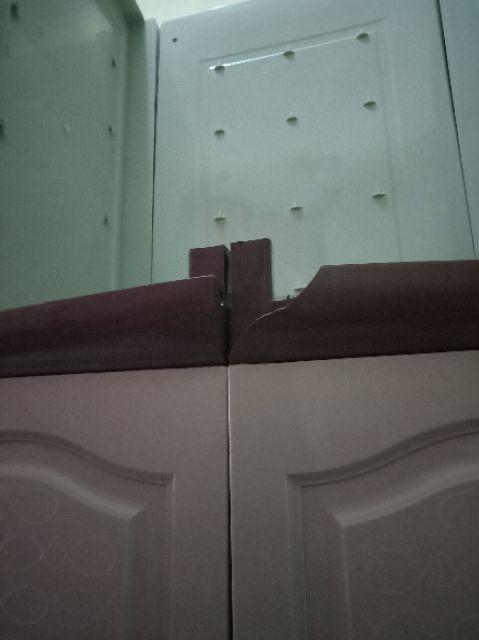 Lemari Plastik 2 Pintu Gantung Baju Gamis