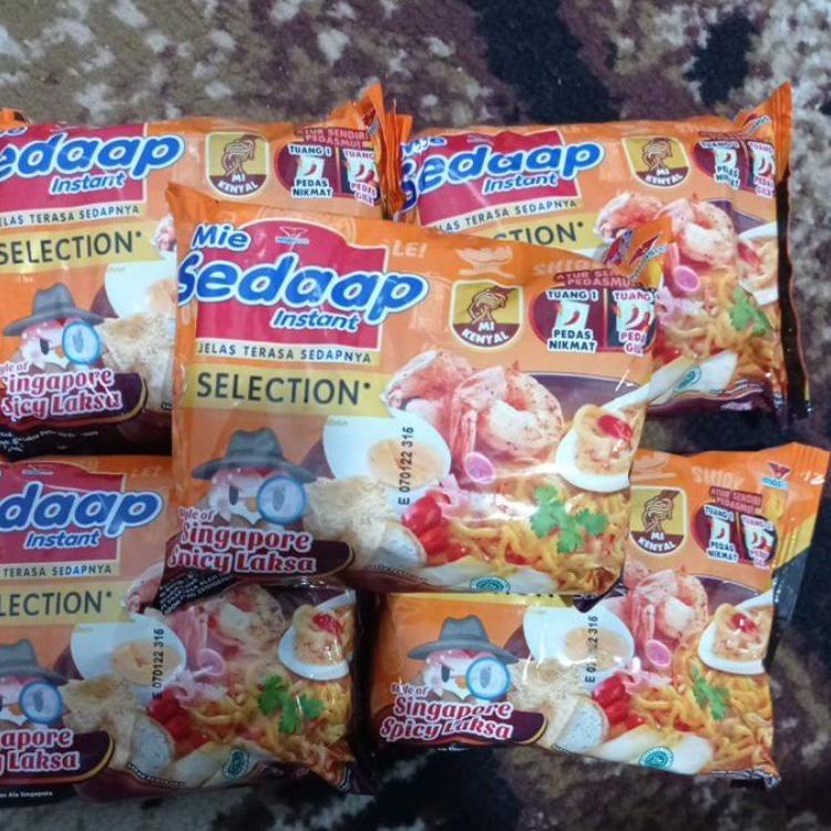 

[KODE Y977H] Mie Sedaap Instant Selection Singapore 1 Dus isi 40 pcs / Singapore / Singapore Spicy Laksa