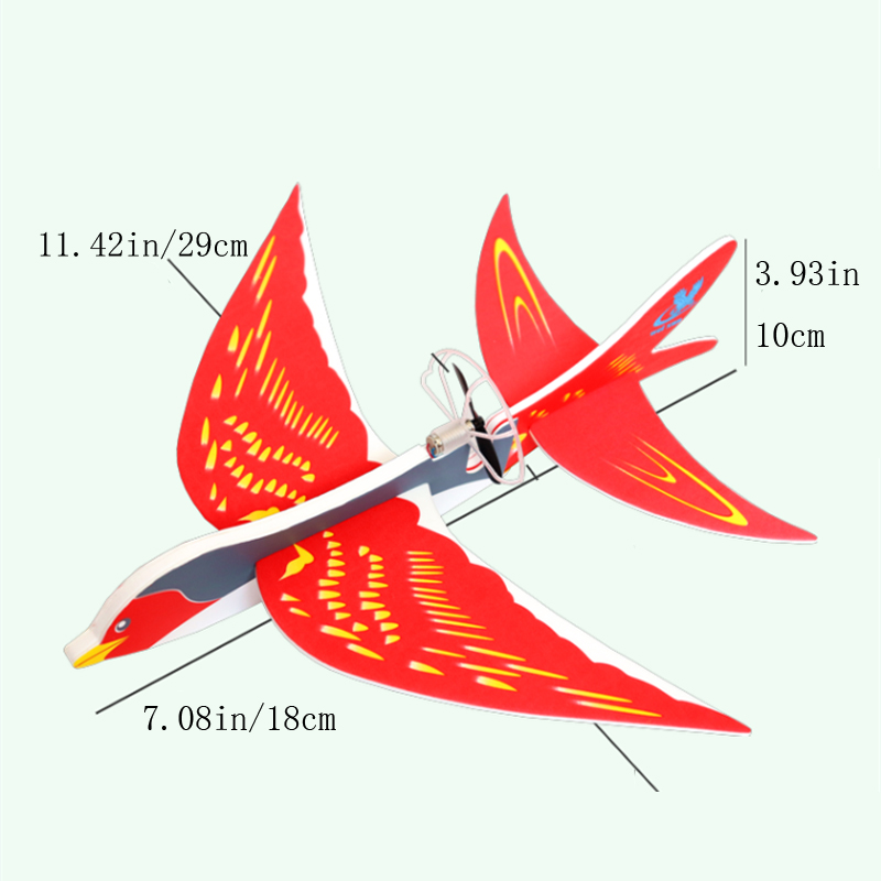 Mainan Pesawat Terbang Elektrik Bahan Busa Dengan Lampu Warna-Warni Untuk Anak