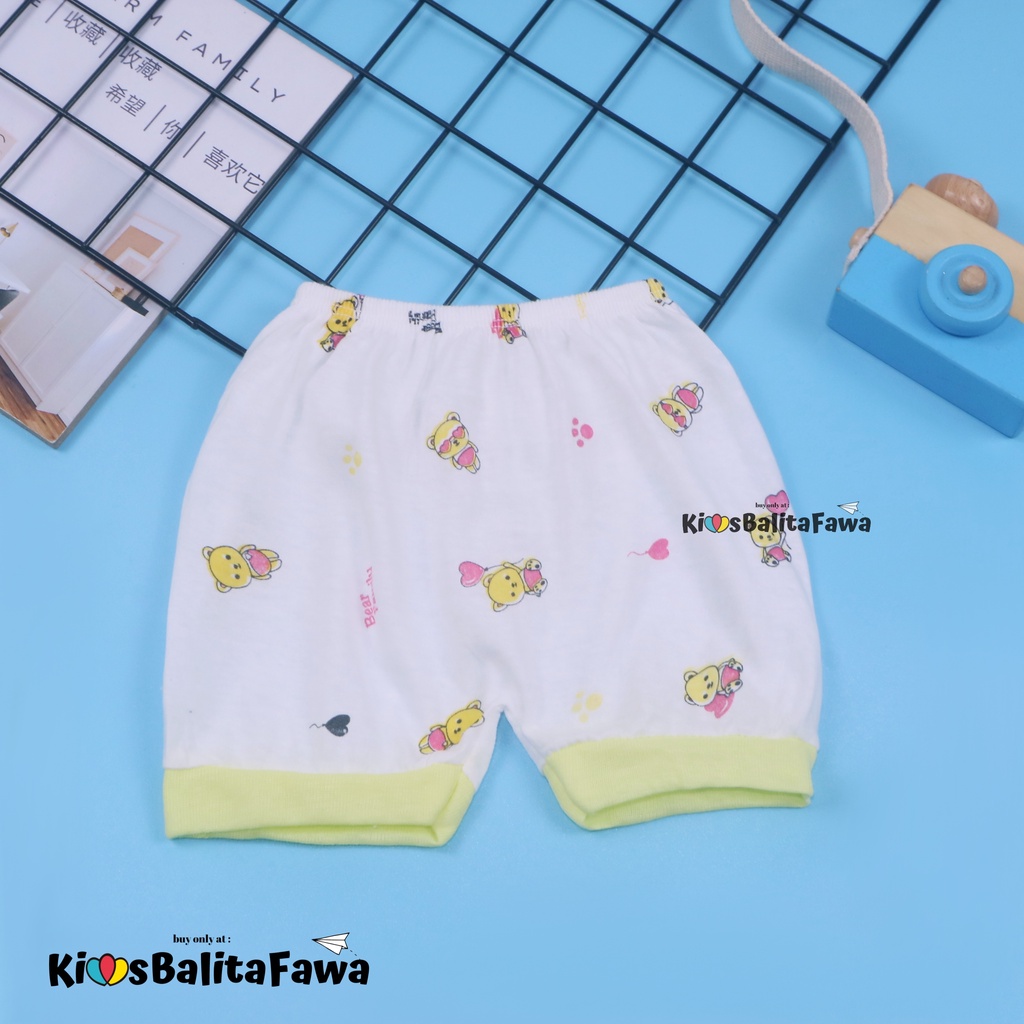 (ISI 6-12 PC) Celana Pendek Bayi / SNI Bawahan Baby New Born Anak Laki Perempuan Celana Bayi Pop Grosir Babycinnamon