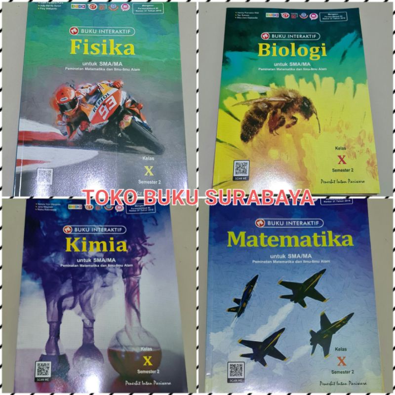 Buku PR / LKS interaktif MAPEL IPA kelas X, 10 semester 2 (K13 revisi). 2021/2022. Intan Pariwara