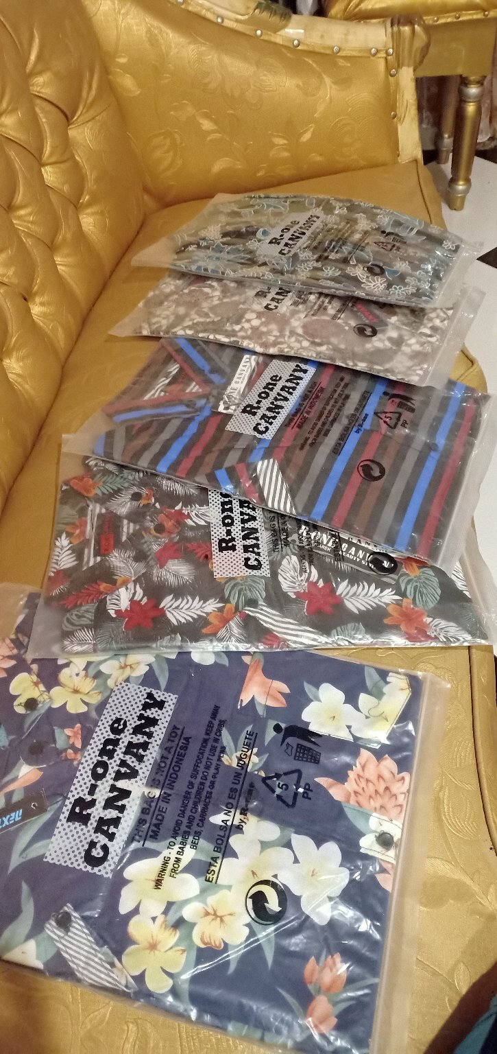 Kemeja Batik Lengan Panjang Pria Variasi Motif Bahan 40s Jahitan Berkualitas Original Rone Canvany