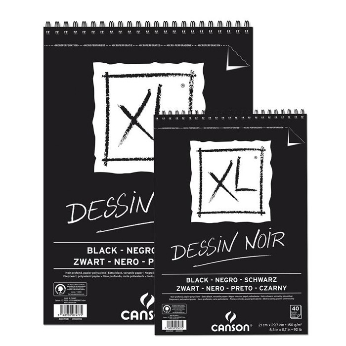 

Canson XL Black Drawing Pad Sketchbook
