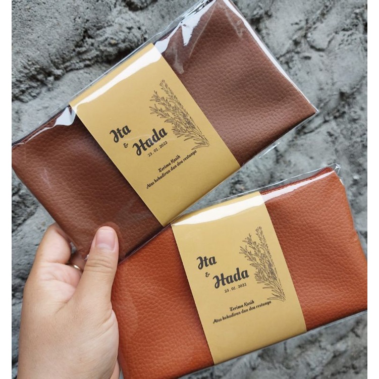 Souvenir Pouch Bahan Vinyl / Souvenir Pernikahan / Souvenir Murah / Souvenir Dompet / Souvenir / Sou
