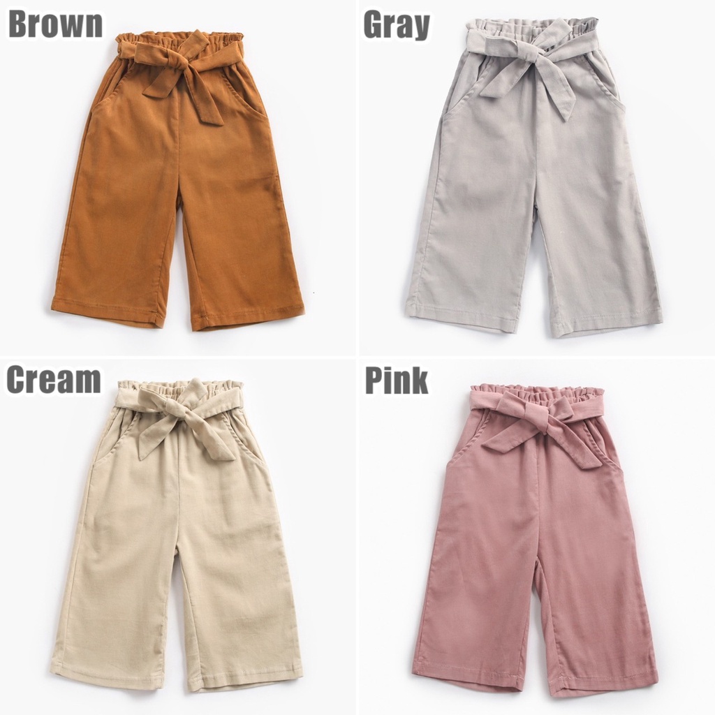 2-6thn | CELANA PANJANG CULOTE KULOT ANAK KARET BAWAHAN PANTS PEREMPUAN ZD Y catalog