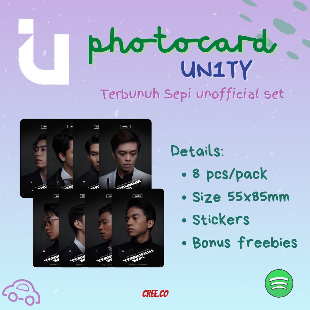 UN1TY Terbunuh Sepi Unofficial Photocard Set.