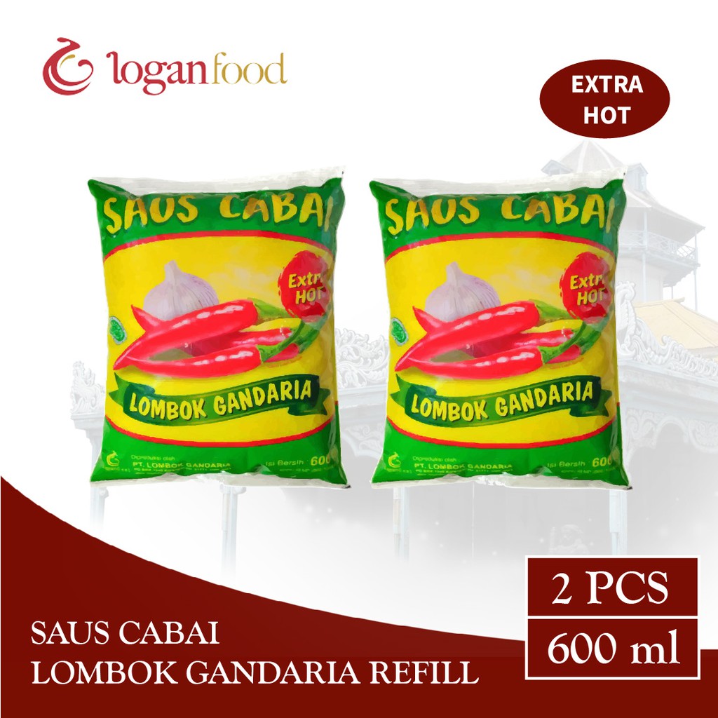 

Lombok Gandaria Paket Hemat Saus Cabai Extra Hot Refill 600 ml Isi 2