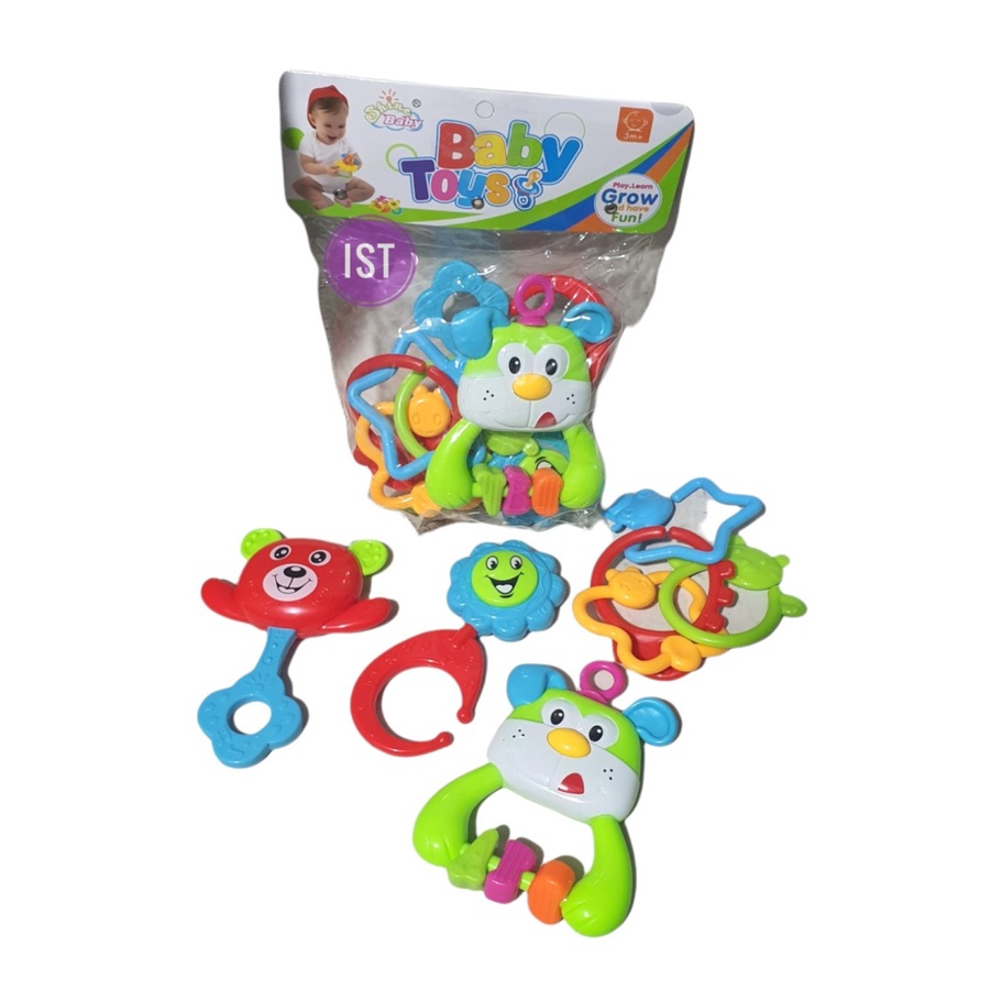 MWN Mainan Rattle Baby Toys Shine Baby 8401B