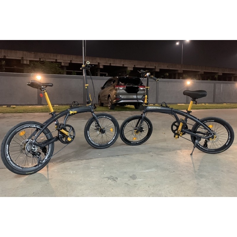 SEPEDA LIPAT PACIFIC NORIS RX BLACK GOLD ALUMUNIUM 100% ORIGINAL TERMURAH | SECOND MULUS