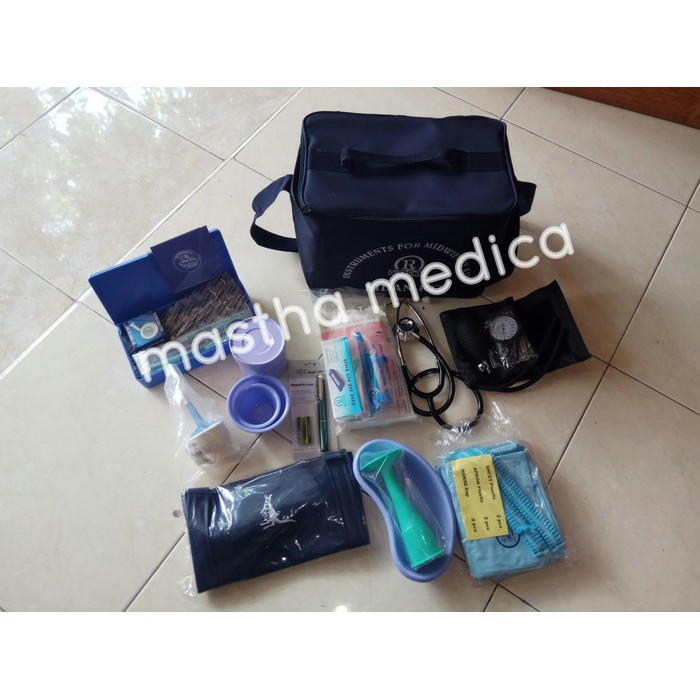 Bidan Kit Renz Komplit ORIGINAL Alat Instrumen Perlengkapan Bidan Renz