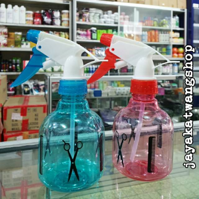 BOTOL SPRAY GAMBAR GUNTING KECIL | Botol Spray Salon Barber