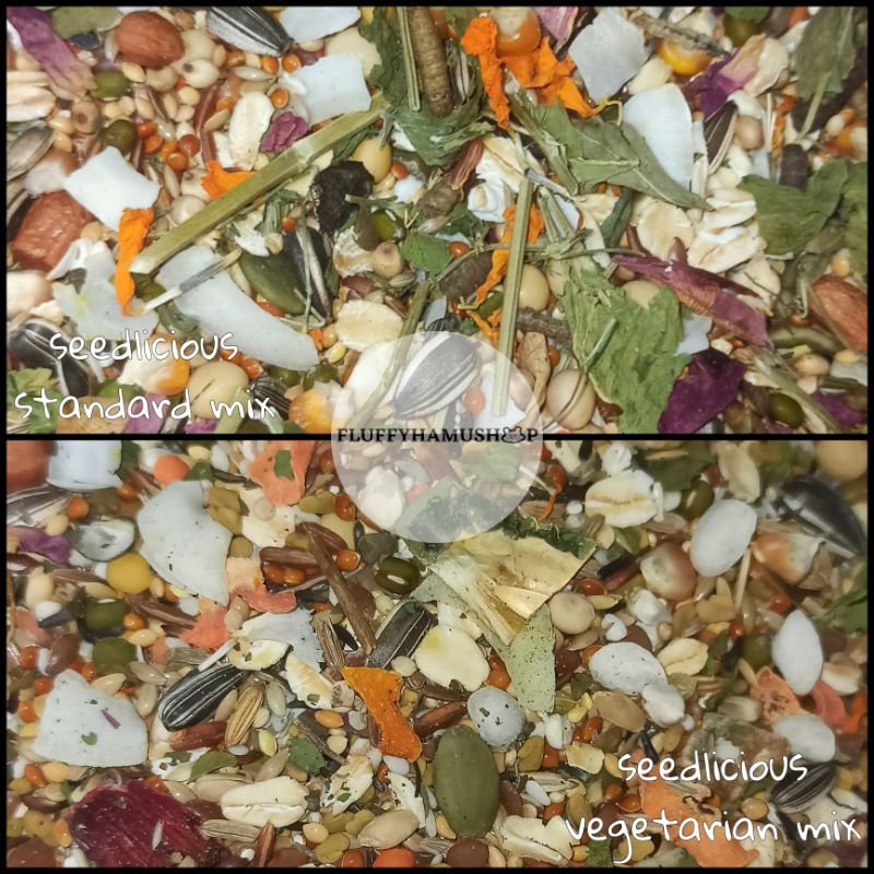 (READY STOCK) SEEDLICIOUS by ALEXTINE | Standard Mix | Vegetarian Mix | Low Sugar | Syrian | Dwarf |