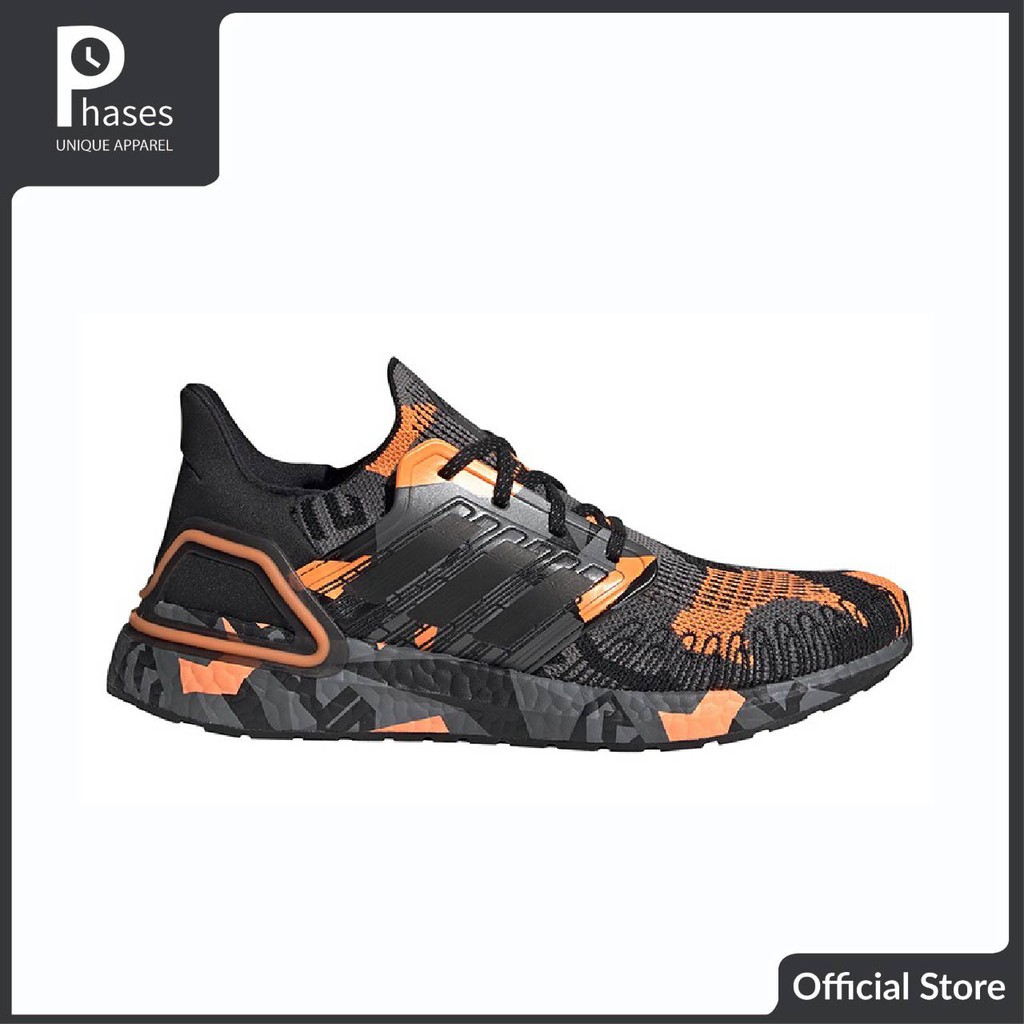 Adidas Ultraboost 20 Core Black Orange Original