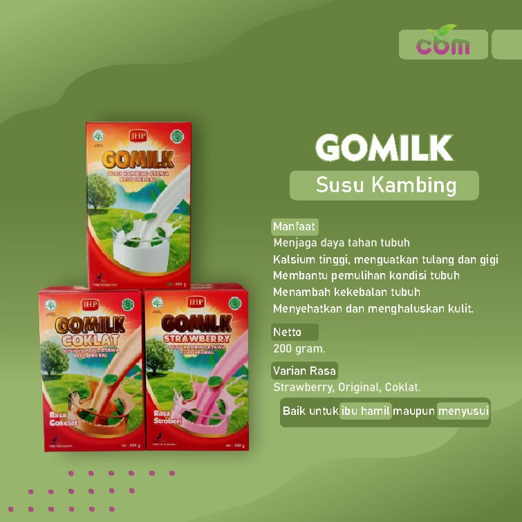 

GOMILK (Susu Kambing Etawa Plus Herbal)