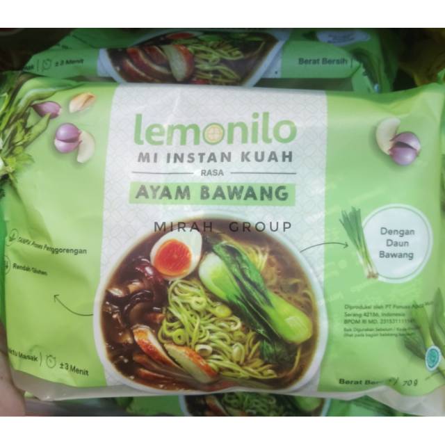 

Lemonilo Mie Instan Kuah Rasa Ayam Bawang 70gr