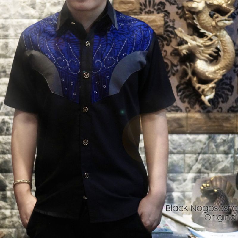 BLACK NOGOSOSRO ORIGINAL BATIK KERTABUMI