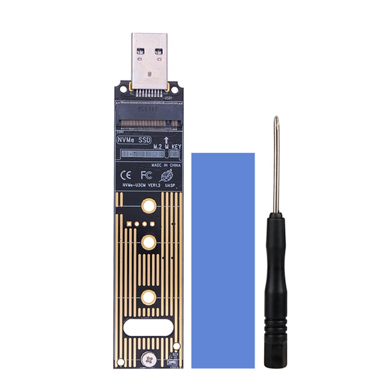 Btsg NVME Protokol Untuk m.2 SSD Ke Usb3.1 Type A Adapter Extension Card 10Gbps Set Wireless Plug Untuk Bermain