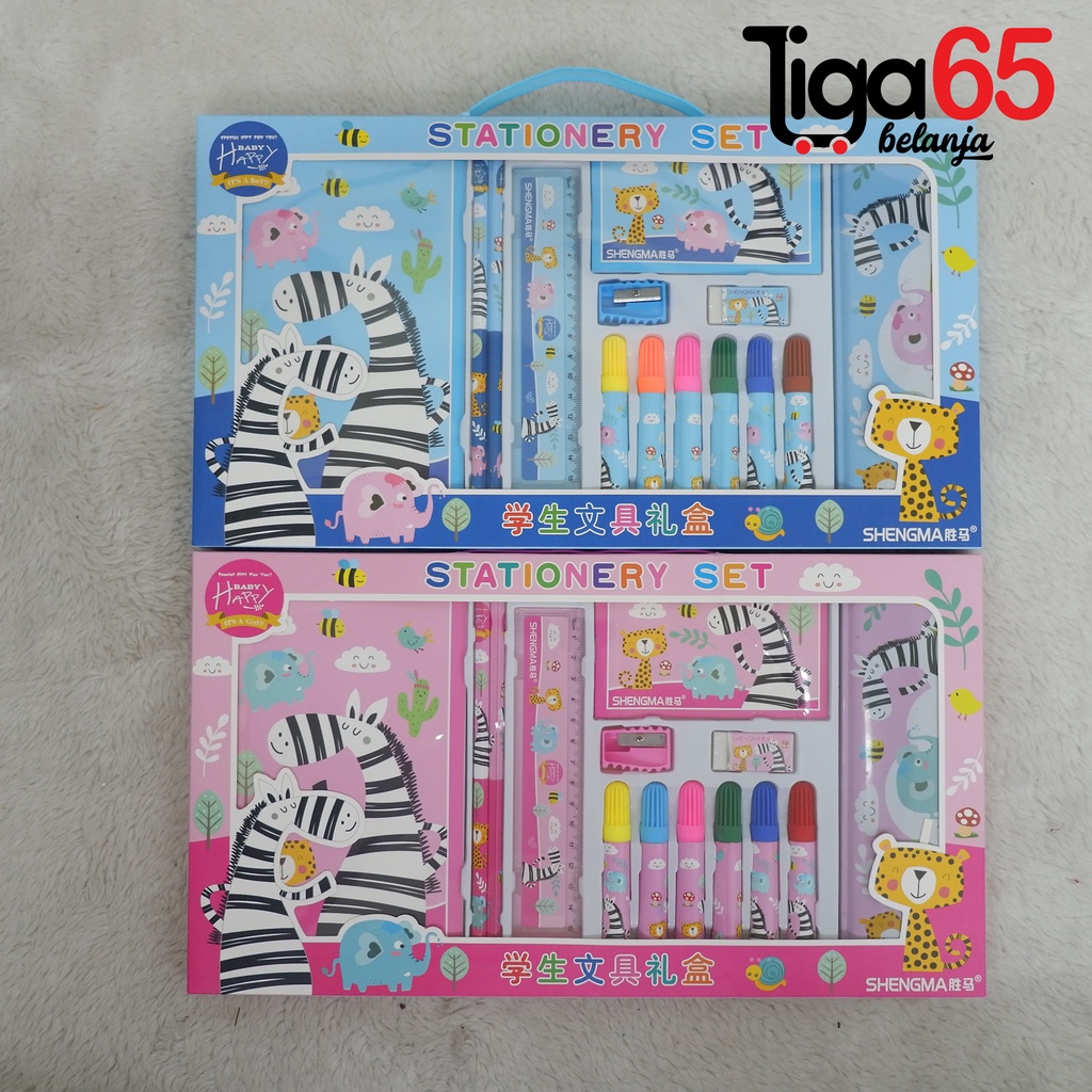 365 STATIONERY SET #41176 Buku &amp; Alat Tulis Anak / Karakter Fancy Gambar Lucu