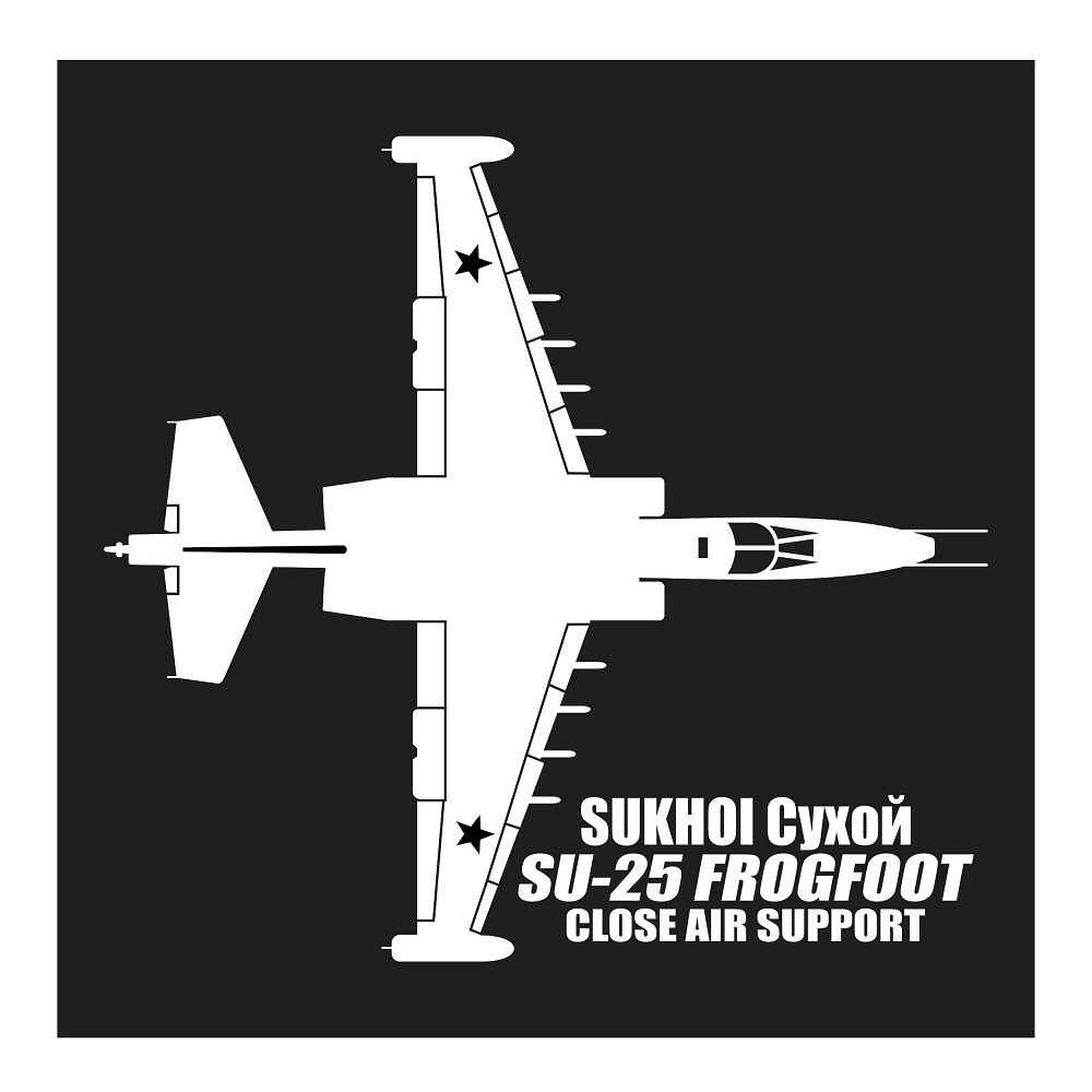 Sukhoi SU-25 Frogfoot, Cutting Sticker