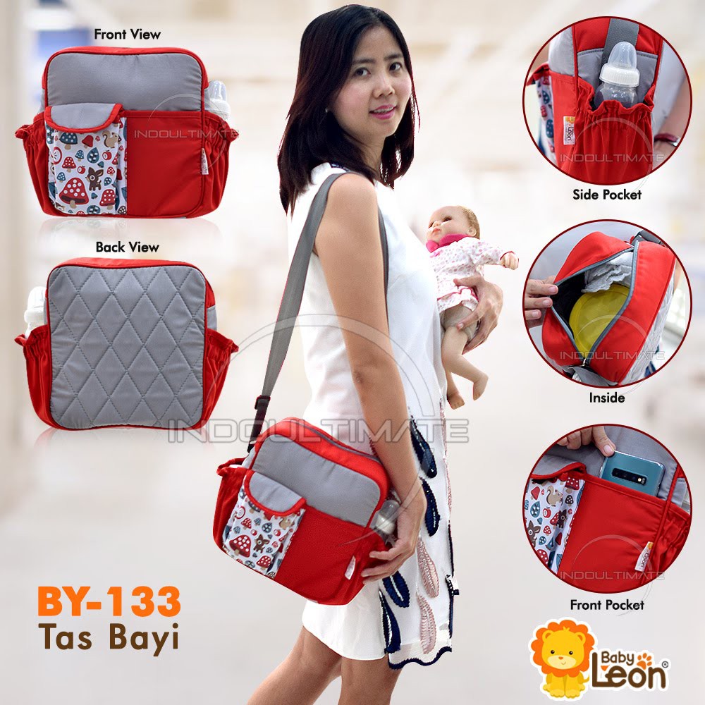 Tas Bayi BABY LEON (JUMBO &amp; SMALL) Tas Popok Bayi Tas Perlengkapan Bayi Tas Diaper Bayi SNBY BY-122