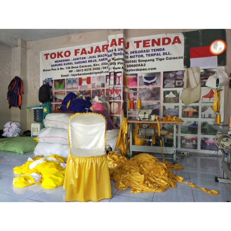 sarung kursi plastik non spon