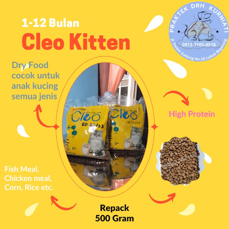 cleo kitten repack 500 gram