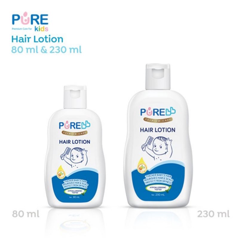 PURE BABY Hair Lotion 80ml &amp; 230ml