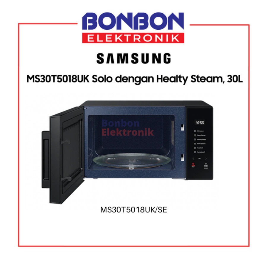 Samsung Microwave Solo MS30T5018UK/SE dengan Healthy Steam 30L