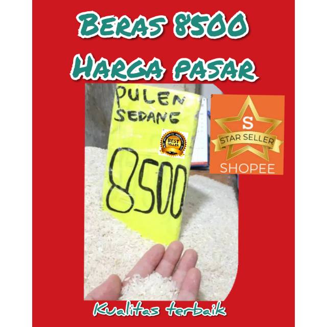 

Beras pulen 8500 literan bagus