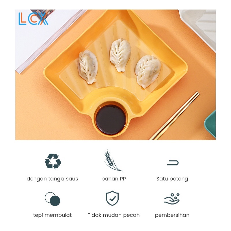 LCX Mangkok Saus Piring Dimsum Makan Plate Simay Sushi Model  / Dumpling VS-91