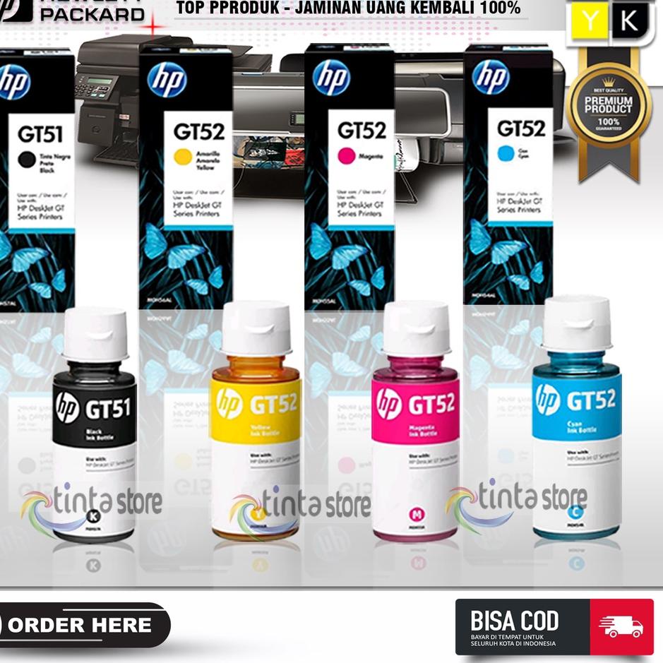 Stok terbatas.. Tinta printer HP GT-51 GT-52 ink 115 310 315 410Tinta printer HP GT-51 GT-52 ink 115