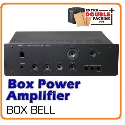 Box Power Amplifier BELL M-200A Box Bell MC-200A M200A MC200 Box AMplier