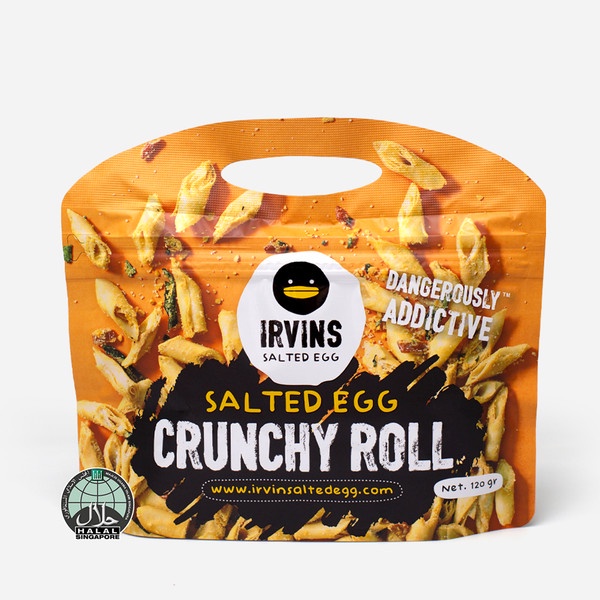 

Irvins Salted Egg Crunchy Roll 120G