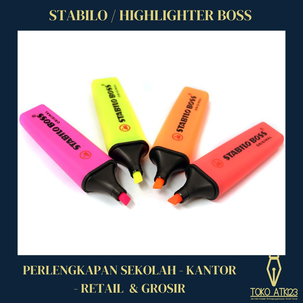 Highlighter / Stabilo Original Merk Boss